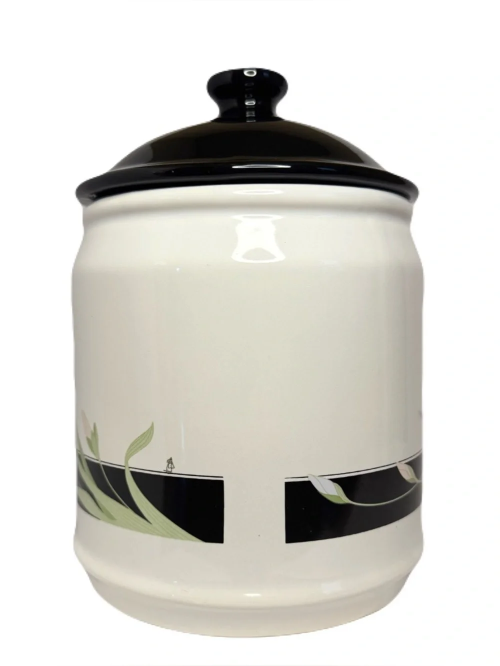 Fairfield by Vanessa Floral Patterned Canister W/ Lid 8”